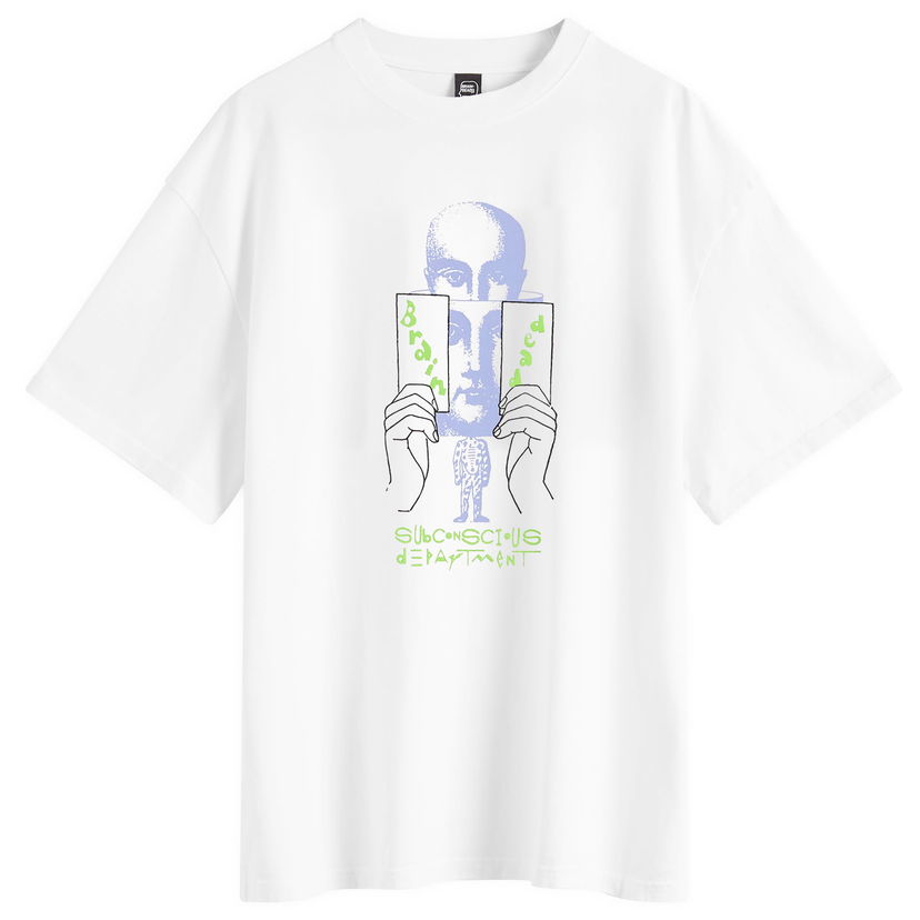 T-paita Brain Dead Brain Dead Subconscious Department Graphic Tee Valkoinen | BDP25TOO0044-WHT