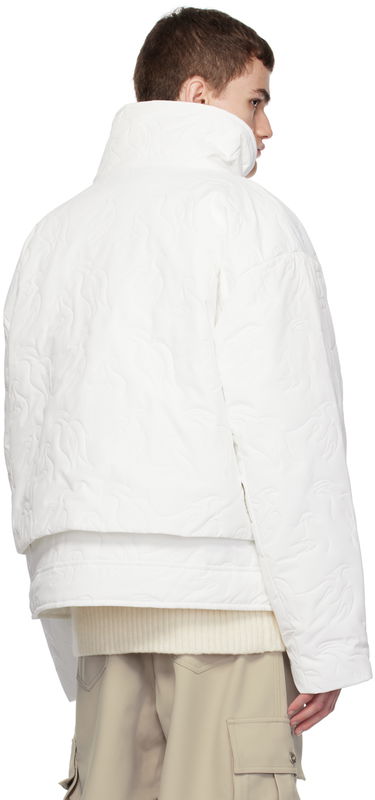 Puffer takki Feng Chen Wang Feng Chen Wang Embossed Jacket Valkoinen | FUF16JK38, 2