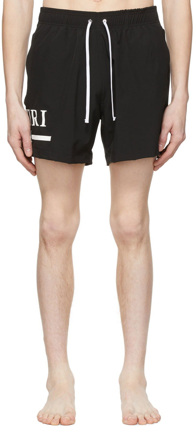 Uimapuvut AMIRI Polyester Swim Shorts Musta | SS22MSB004