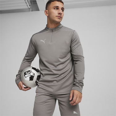 T-paita Puma teamFINAL Training 1/4 Zip Top Harmaa | 658551-13, 2