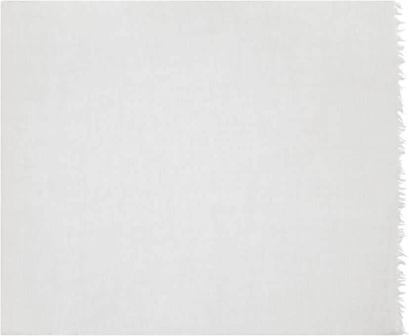 Huivi Rick Owens Rick Owens Concordians Follo Scarf Valkoinen | RU02E1462 SCAR