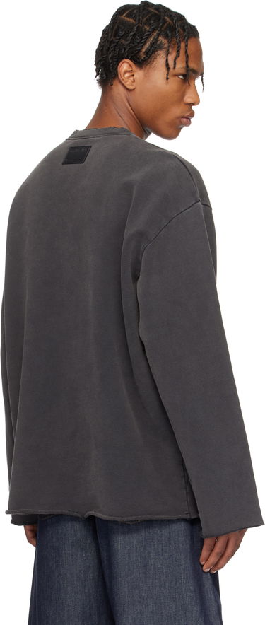 Villapaita Helmut Lang Helmut Lang Garment-Dyed Upstate Sweatshirt Harmaa | O10HM502, 2