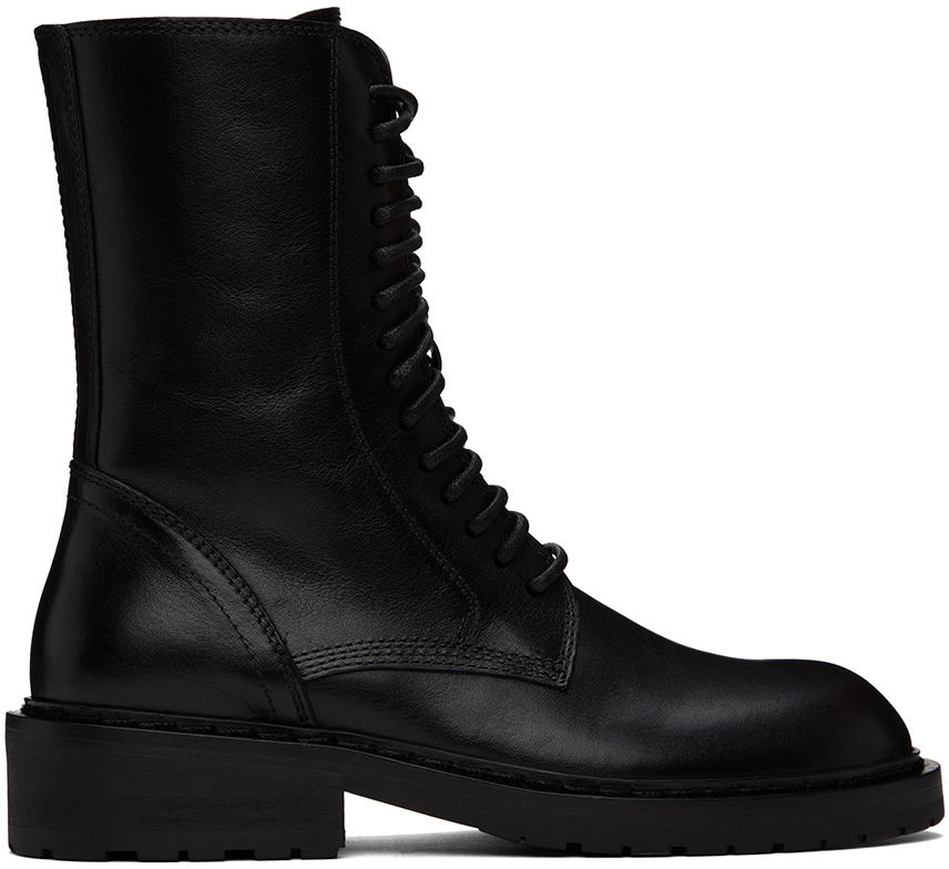 Vaatteet Ann Demeulemeester Ann Demeulemeester Danny Lace-Up Boots Musta | 2201-W-C01-380-099, 0