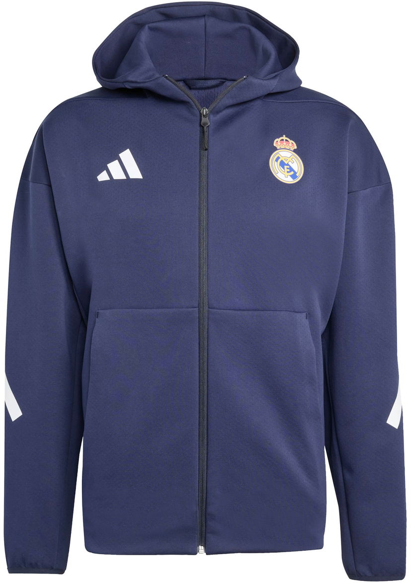 Takki adidas Originals Real Madrid Anthem Jacket Tummansininen | kc3739