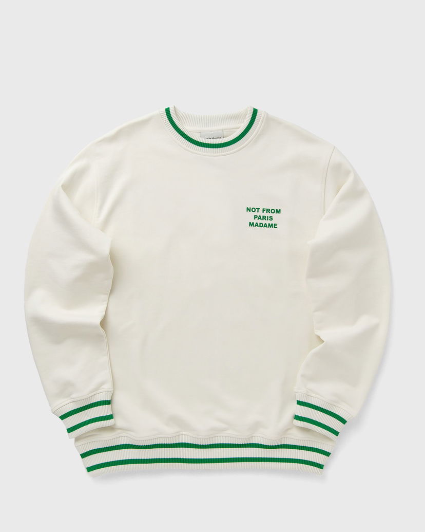 Villapaita Drôle de Monsieur Drole de Monsieur Le Sport Slogan Sweatshirt Valkoinen | F-SW140-CO127-CM