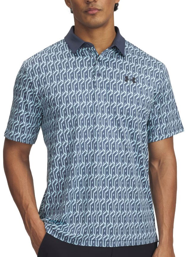 Poolopaita Under Armour Under Armour Playoff 3.0 Printed Golf Polo Sininen | 1378677-494