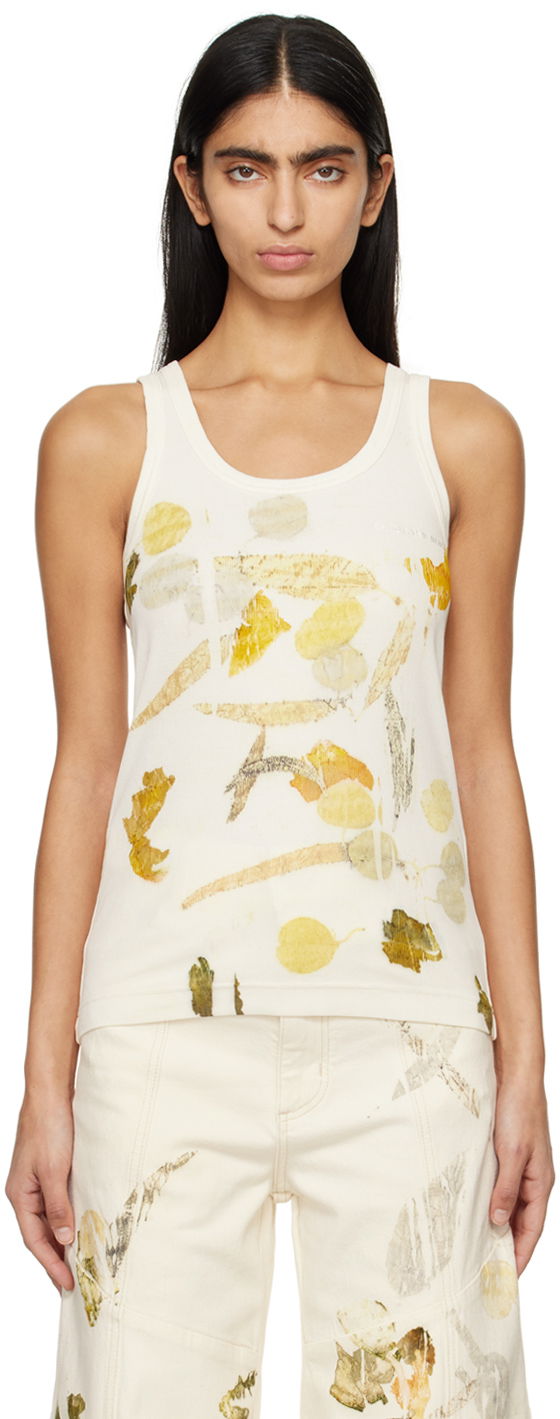 Tankkitoppi Feng Chen Wang Feng Chen Wang Printed Tank Top Valkoinen | FMS17VS05