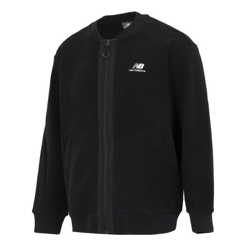 Huppari New Balance Training Knit Track Jacket Musta | 6DC39643-BK