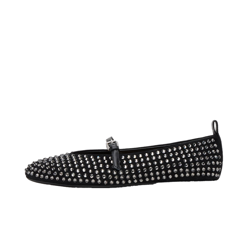 Tennarit ja kengät JW Anderson Suede Ballerina Flats Musta | ANW43052A 20090