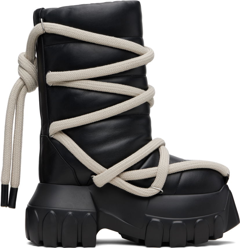 Tennarit ja kengät Rick Owens Rick Owens Concordians Lunar Mega Tractor Boots Musta | RU02E1862 LLPPW3