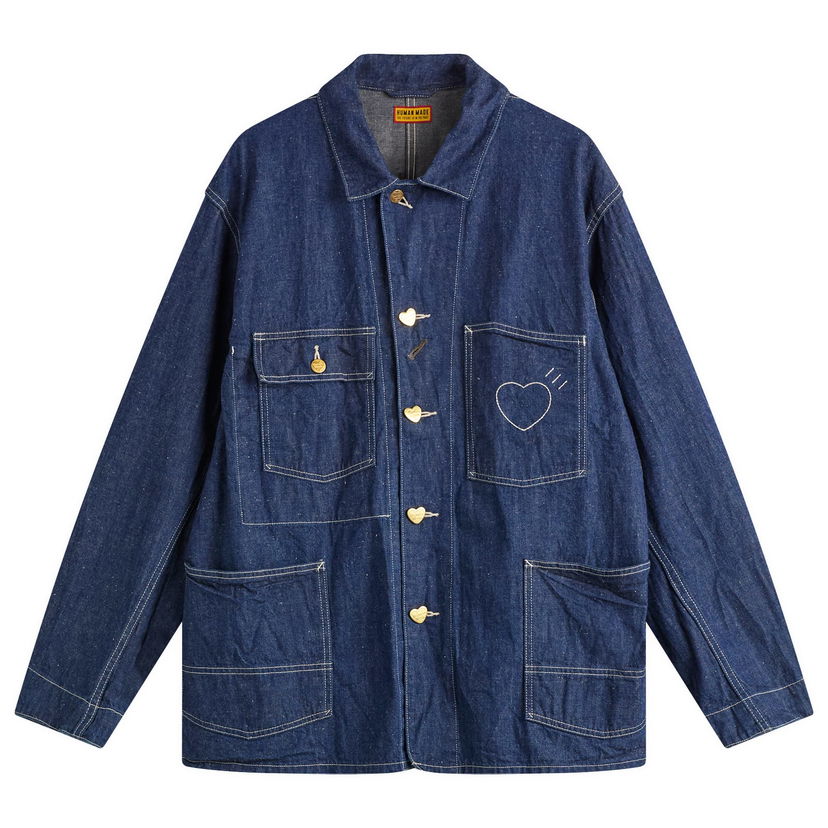 Takki Human Made Human Made Coverall Jacket, Size Large Sininen | HM30JK003-IND