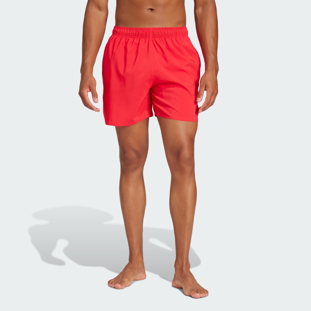 Uimapuvut adidas Performance Solid CLX Short-Length Swim Shorts Punainen | JC9919, 0