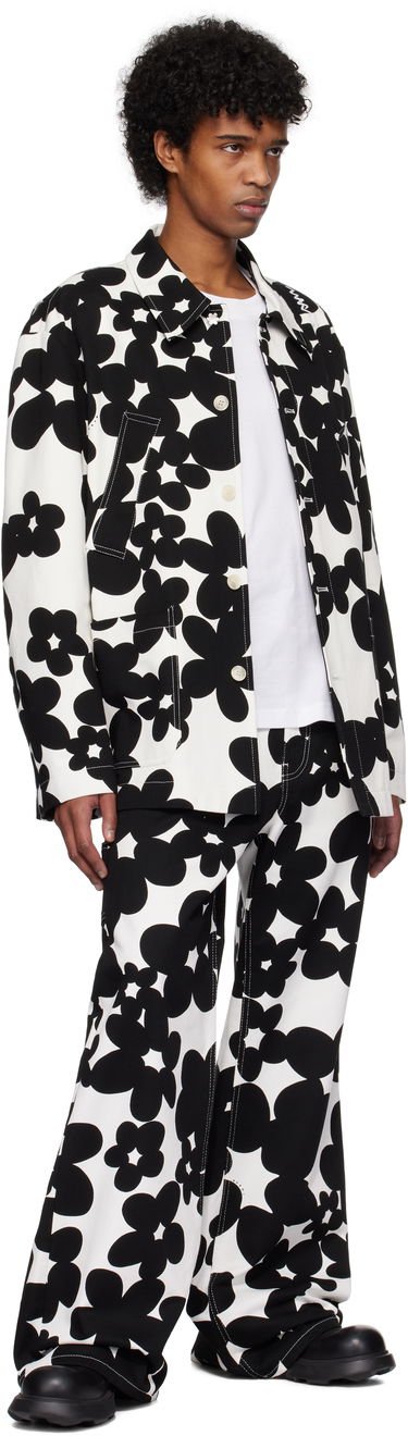 Takki Marni Marni Dillies Print Jacket Valkoinen | GUMU0131SU UTC462, 3