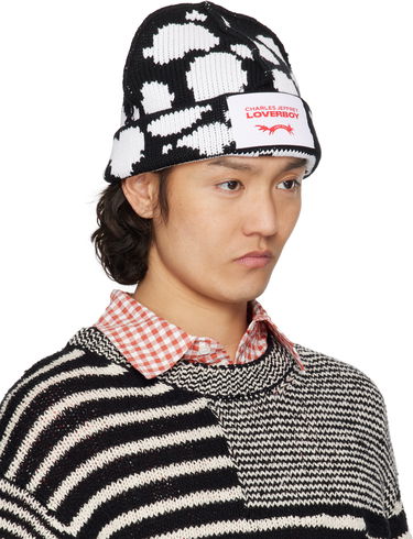 Pipo Charles Jeffrey Loverboy Charles Jeffrey LOVERBOY Knitted Logo Beanie Musta | 54130601, 1