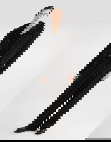 Takki Dolce & Gabbana Dolce & Gabbana Wool Jacket with Faux Fur Collar Musta | GXVD3ZJDVBZN0000, 1