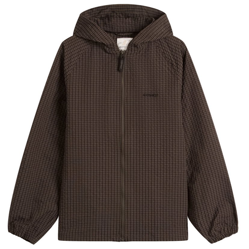 Takki GRAMICCI Northside Plaid Hooded Jacket Ruskea | G5FM-J009-DBN