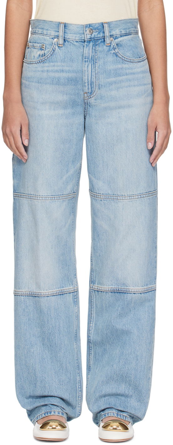 Jeans Helmut Lang Helmut Lang Carpenter Wide Leg Jeans Sininen | O01DW207