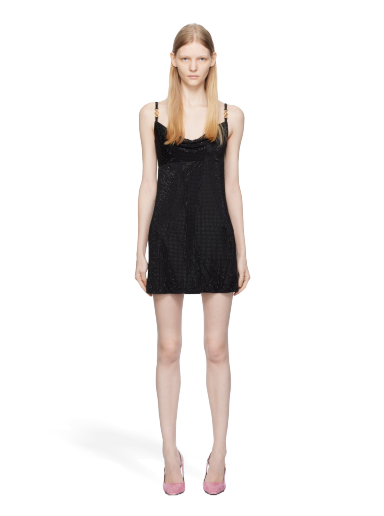 Mekko Versace Crystal Medusa '95 Minidress Musta | 1011546_1A08449