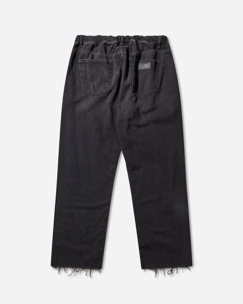 Jeans Maison Margiela Straight-Leg Jeans Musta | SH0LA0027 966
