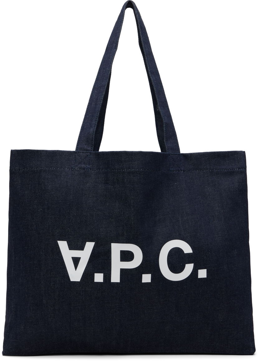 Kangaskassi A.P.C. A.P.C. Daniela Shopping Tote Tummansininen | COHIZ-M61446