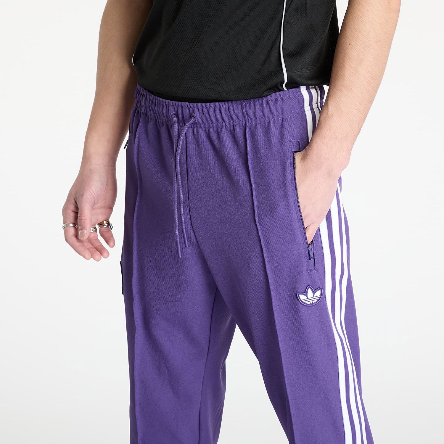 Verryttelyhousut adidas Performance Real Madrid Terrace Icons Track Pants Violetti | JF2579, 1