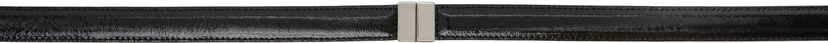 Vyöt TOTEME TOTEME Slide Clasp Belt Musta | 251-WAM0033-LE0020