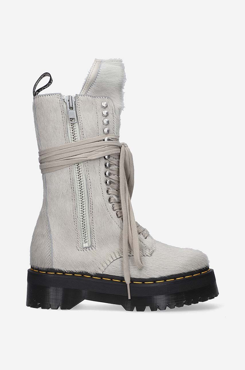 Tennarit ja kengät Rick Owens Fur Boots Platform Harmaa | DW02B3801.0049.PEARL, 0
