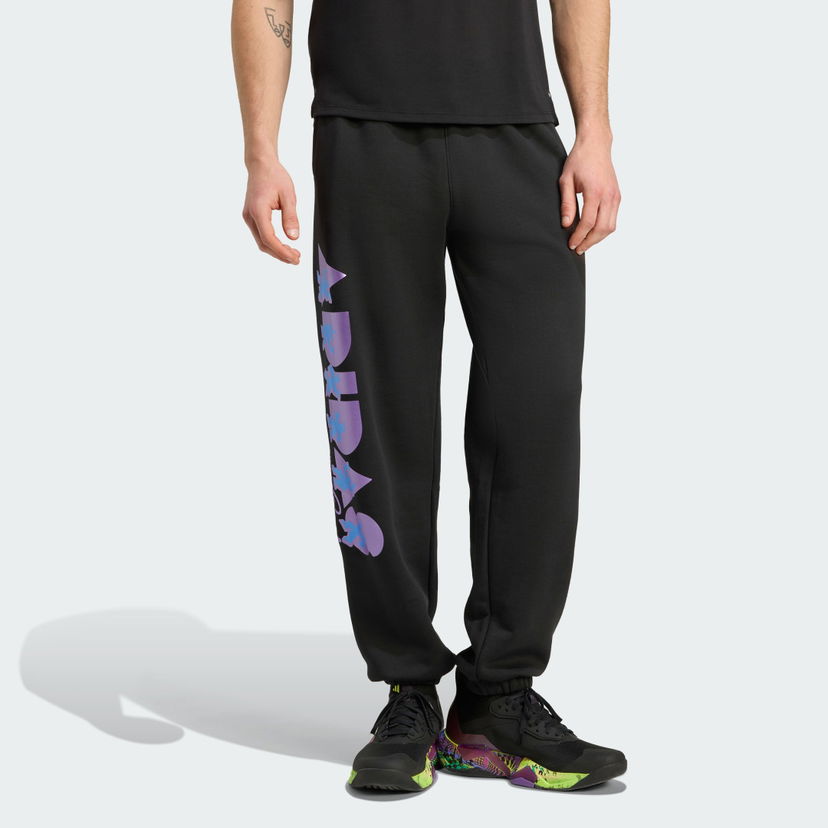 Verryttelyhousut adidas Performance adidas x Jeremy Scott Fleece Pants Musta | JL7626