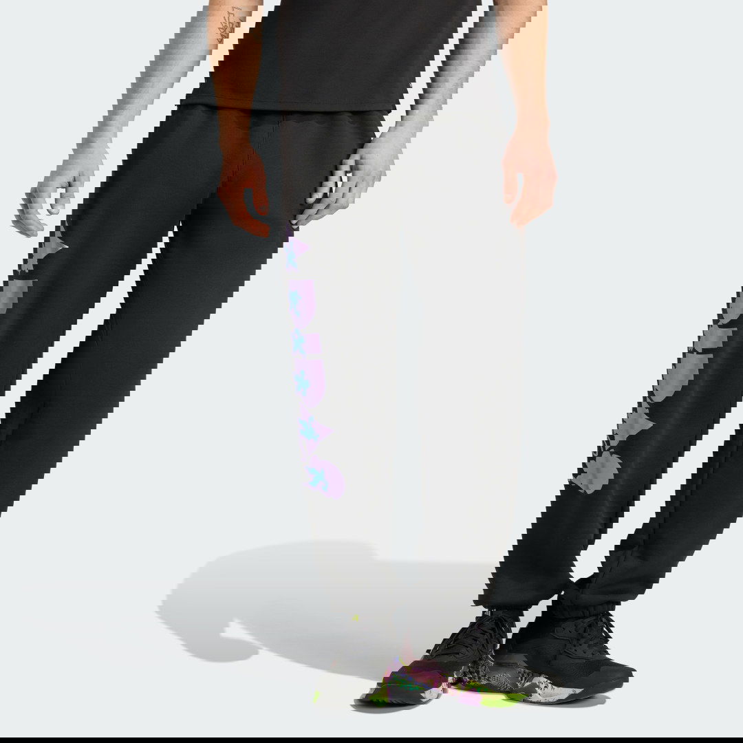 Verryttelyhousut adidas Performance adidas x Jeremy Scott Fleece Pants Musta | JL7626, 0