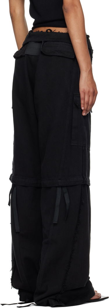 Cargo housut Ottolinger Ottolinger Baggy Cargo Pants Musta | 109-200306-02, 2