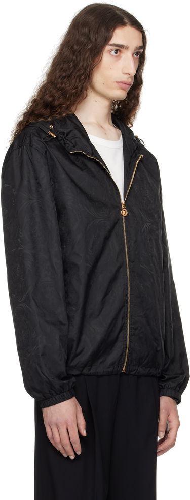 Tuulitakki Versace Versace Barocco Jacquard Windbreaker Jacket Musta | 1019895_1A15005, 1