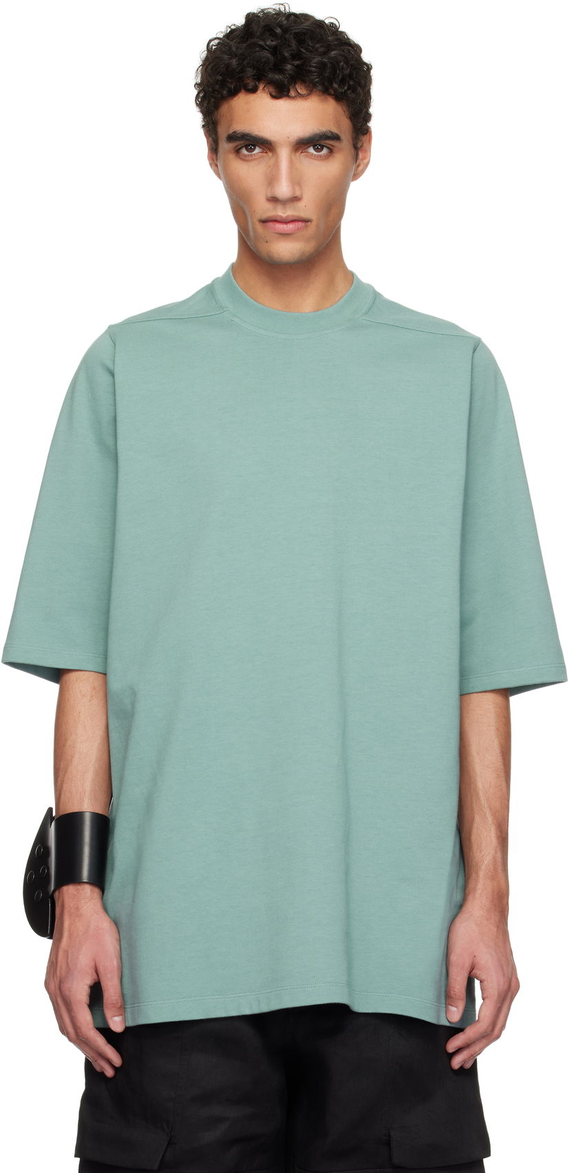 T-paita Rick Owens Rick Owens Hollywood Jumbo Short Sleeve T-Shirt Vihreä | RU01E5249 BA