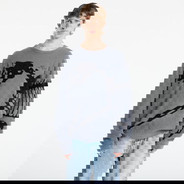 Villapaita RIPNDIP RIPNDIP Fossil Mohair Knit Sweater Harmaa | RNDFALL25102, 0