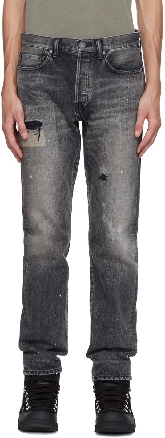 Jeans John Elliott John Elliott 'The Daze' Distressed Jeans Harmaa | G491E5710L