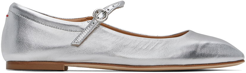 Vaatteet Aeyde Aeyde Uma Ballerina Flats Metallinen | A11-FL-RAZS08FL-123-920-051