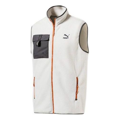 Liivi Puma XTG Trail Fleece Full Zip Pocket Vest Valkoinen | 596728-64