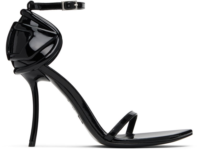 Vaatteet Diesel D-Ten&Half Heeled Sandals Musta | Y03662 P7381