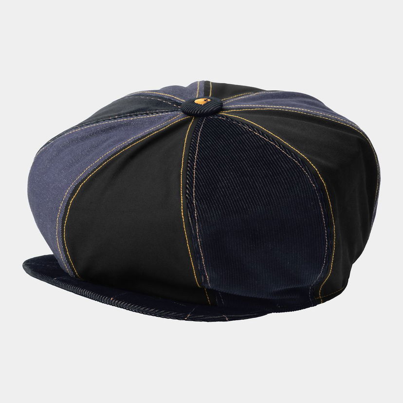 Korkki Carhartt WIP Nicholas Daley ND Ocean Cavern Paneled Mixed Fabric Baker Boy Cap Monivärinen | I034906_2