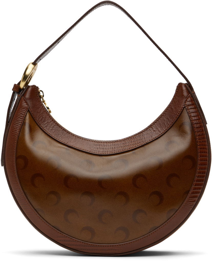 Käsilaukku Marine Serre Marine Serre Airbrushed Leather Eclips Bag Ruskea | WBA020A CLEA0053