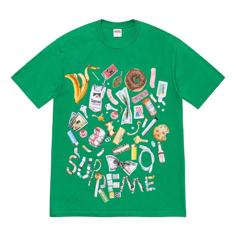 T-paita Supreme Supreme Trash Graphic T-Shirt Vihreä | SUP-SS23-285