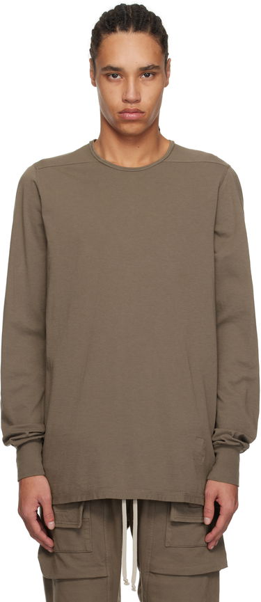 T-paita Rick Owens Rick Owens DRKSHDW Hollywood Level Long Sleeve T-Shirt Ruskea | DU01E3260 RN, 0