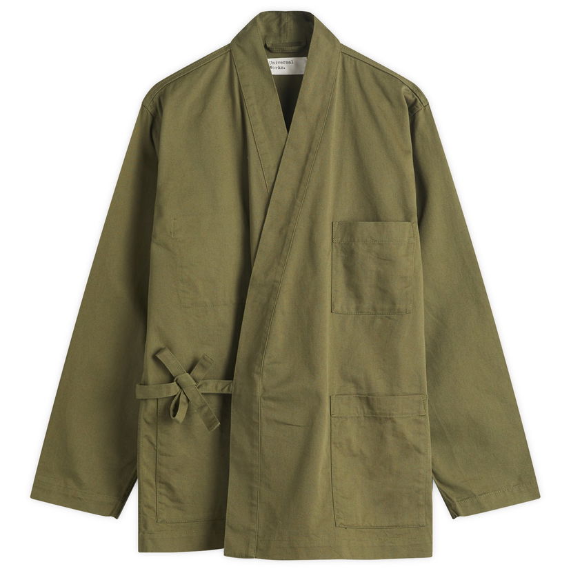 Takki Universal Works Kyoto Work Jacket, Size Large Vihreä | 00115-LOV