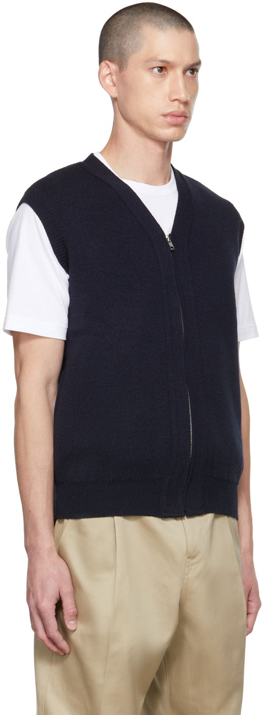 Liivi Comme des Garçons Lochaven of Scotland Edition Zip Vest Tummansininen | DH-N506-051, 1