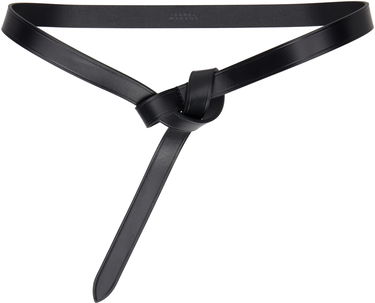 Vyöt ISABEL MARANT Kirka Leather Knot Tie Belt Musta | 24ACE248CFA-A3B65A, 0