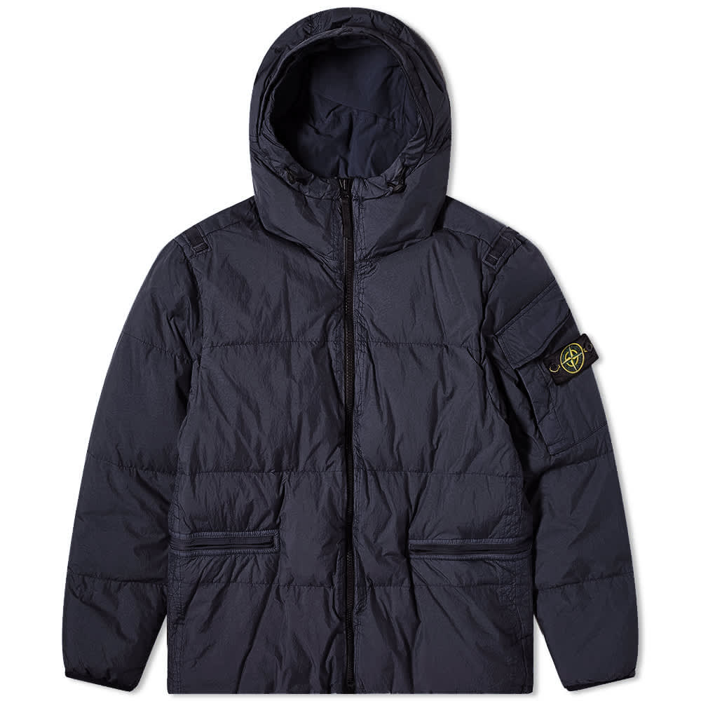 Puffer takki Stone Island Crinkle Reps Down Jacket Tummansininen | 771540223-V0020, 0