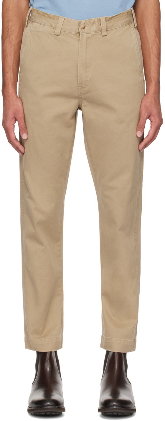Housut Polo by Ralph Lauren Salinger Trousers Beige | 710920621003