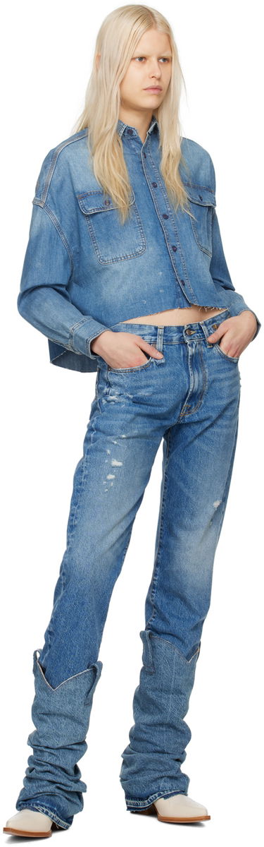 Jeans R13 R13 Boyfriend Stacked Jeans Sininen | R13W5083-969, 3