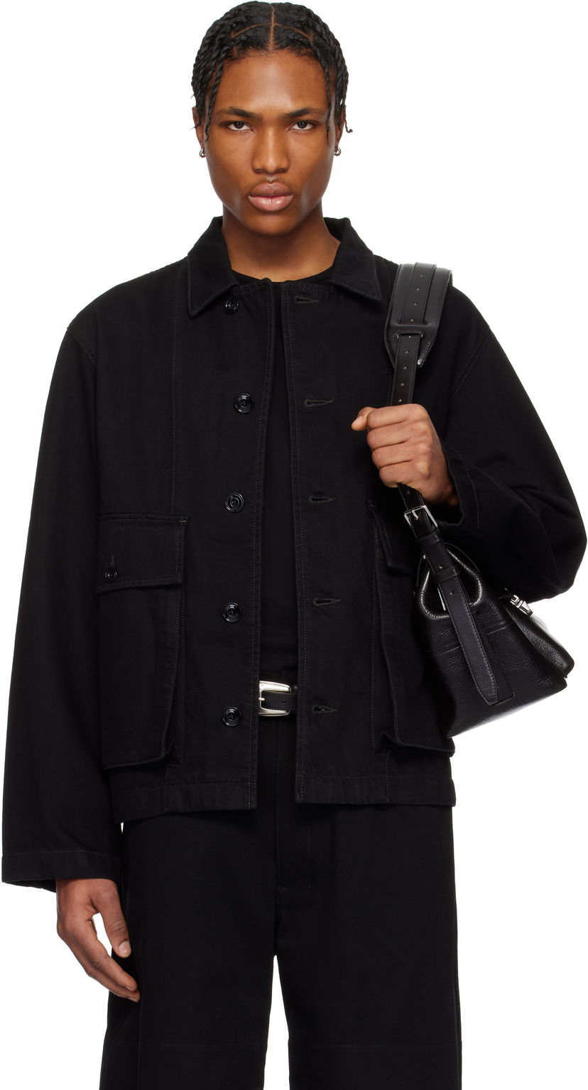 Takki LEMAIRE Lemaire Boxy Denim Jacket Musta | OW306 LD1031