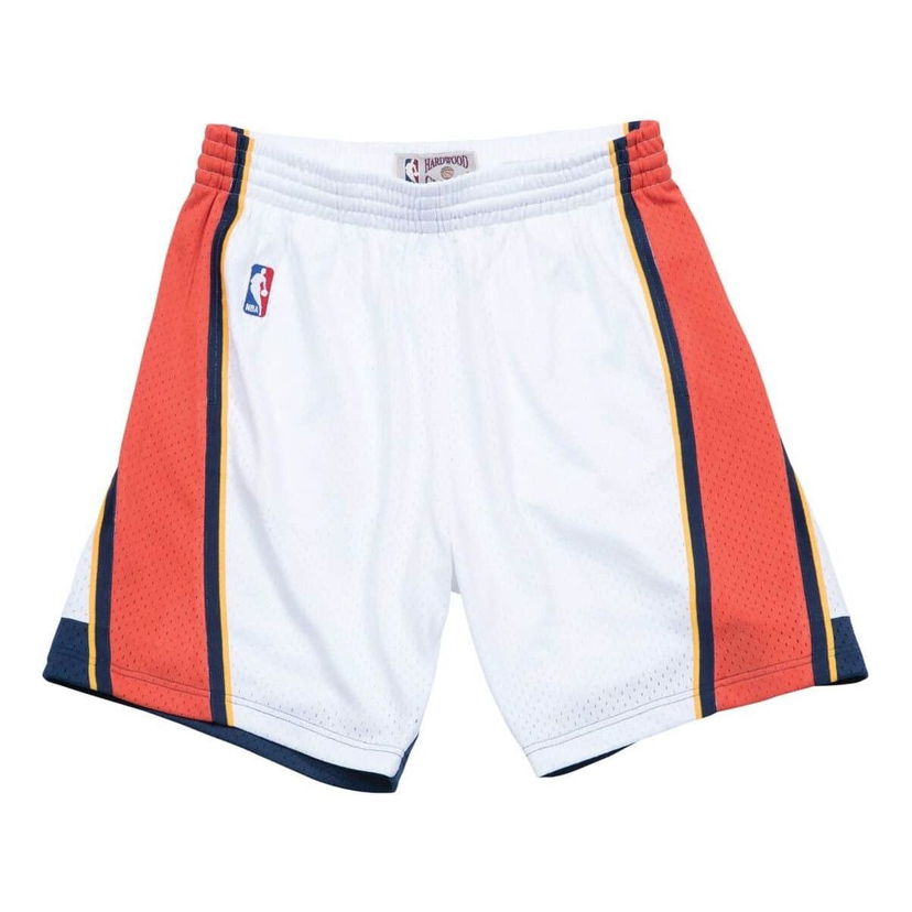 Shortsit Mitchell & Ness Mitchell & Ness Golden State Warriors Swingman Shorts Valkoinen | SMSHGS18231-GSWWHIT09