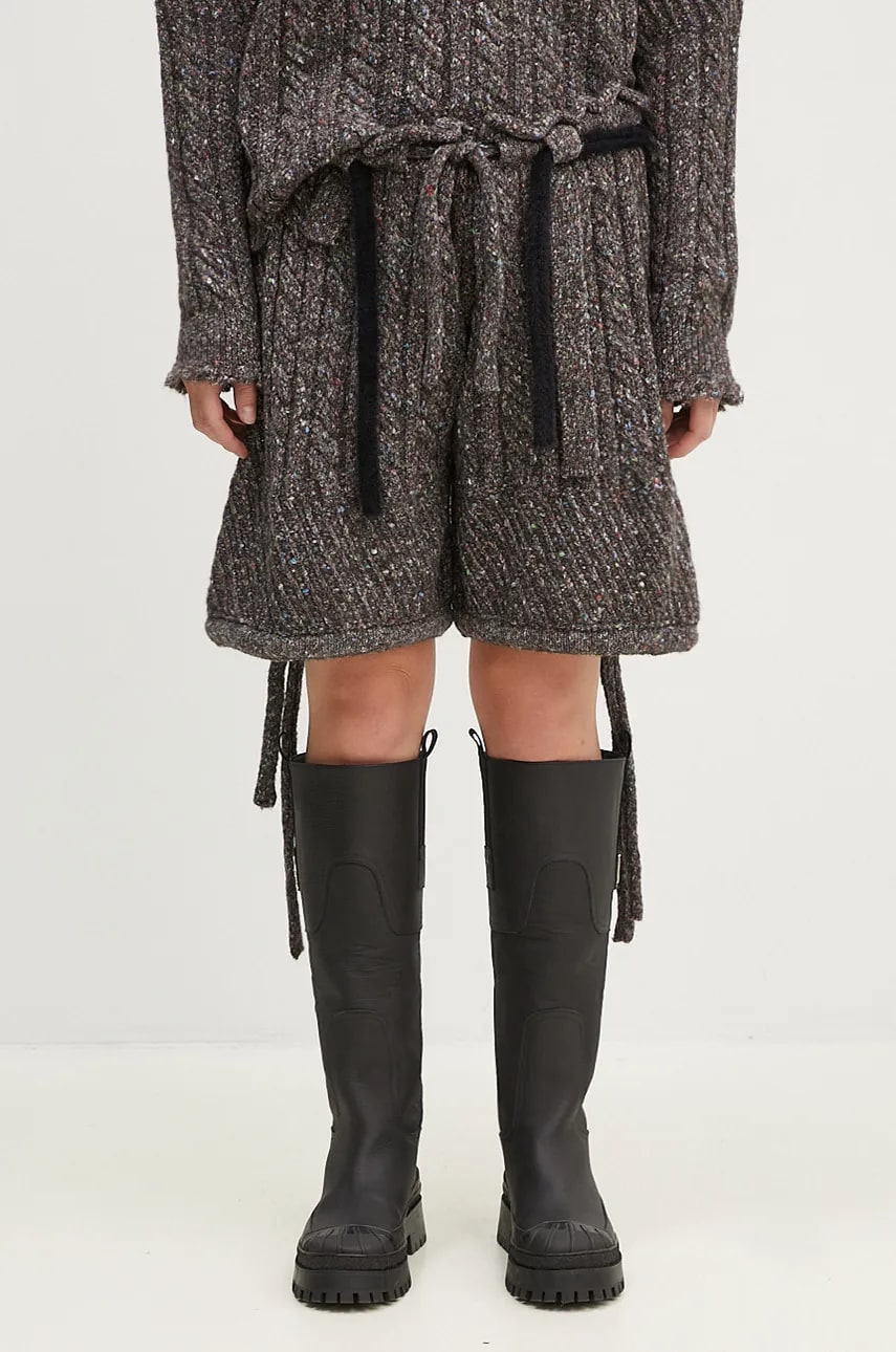 Shortsit Ottolinger Ottolinger High Waist Knit Shorts Harmaa | 1070801521, 0